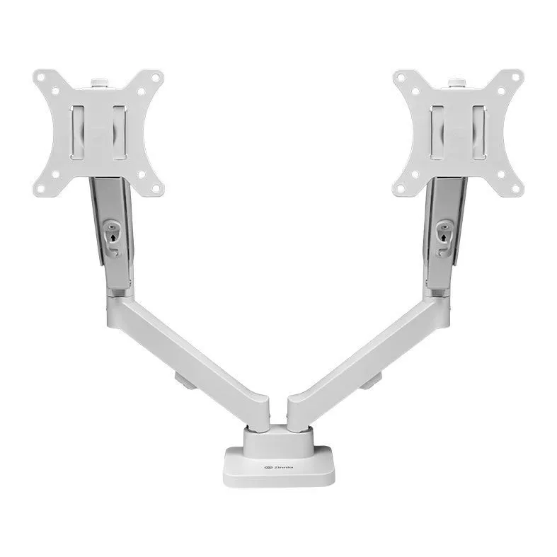 Imagem Suporte Articulado Para Dois Monitores Zinnia Nimbo 210, 13" a 32" - Branco