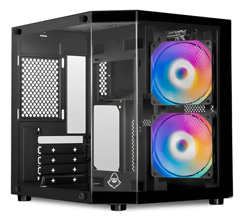 Imagem Gabinete Gamer Mancer Cv700m, Lateral De Vidro, Com 2 Fans