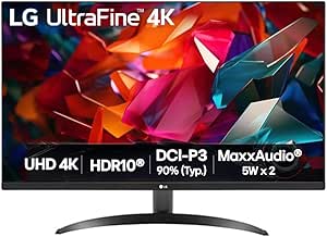 Imagem Monitor LG UltraFine 32" UHD 4K HDR10 - 32UR500K-B.AWZM