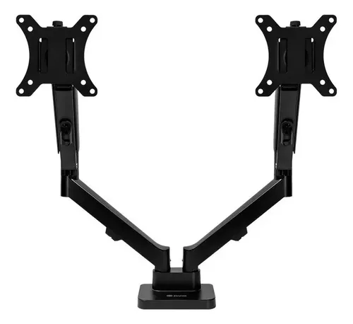 Imagem Suporte Articulado P/ 2 Monitores Zinnia Nimbo 210 13 A 32 cor Preto