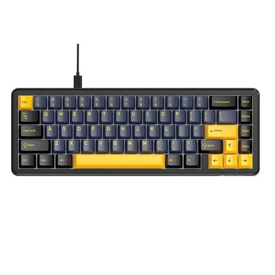 Imagem Teclado Magnético Gamer Attack Shark X65 HE, Rapid Trigger, 8000Hz, 0.01mm, Star Black, Preto - AS-X65HE-SB