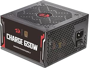 Imagem Fonte Gamer Redragon Charge 650W 80 Plus Bronze ATX - FRC-650