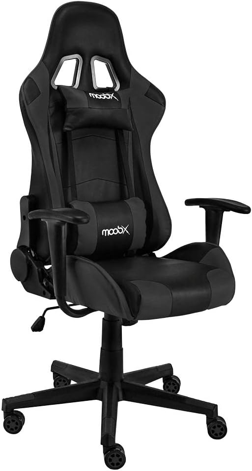Imagem Cadeira Gamer MoobX GT Racer Ergonômica Reclinável - Preta