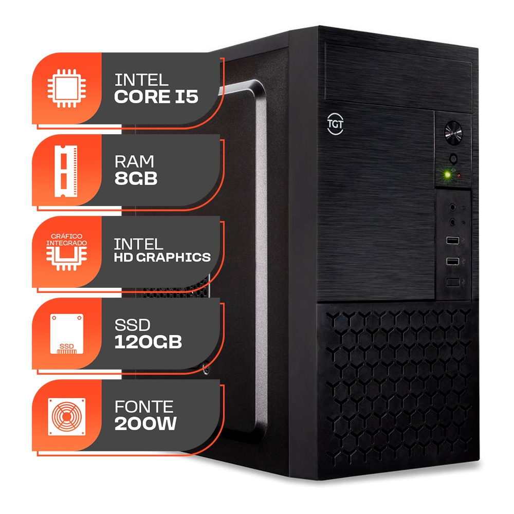 Imagem Computador Home Essential S - Intel Core i5 8GB RAM 120GB SSD