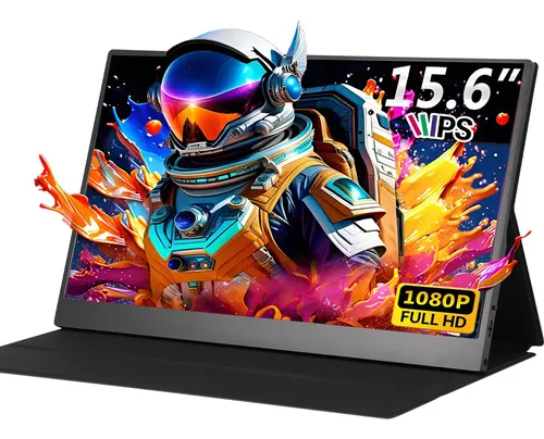 Imagem Monitor Gamer Portátil 15.6" FHD IPS HDMI USB