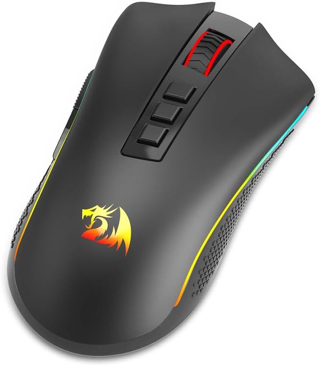 Imagem Mouse Gamer Redragon Cobra Pro Sem Fio - M711-PRO - Preto