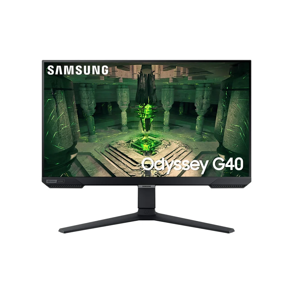 Imagem Monitor Gamer Samsung Odyssey G40 27" 240Hz 1ms - Preto
