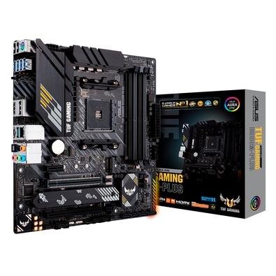 Imagem Placa-Mãe ASUS TUF Gaming B550M-Plus, AMD AM4, mATX, DDR4, Preto - 90MB14A0-C1BAY0