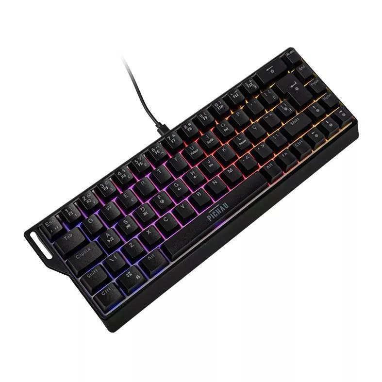 Imagem Teclado Magnetico Pichau Virgo Pro, RGB, Switch Vermelho, Preto