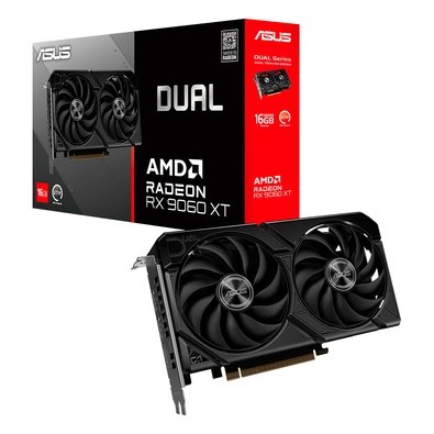 Imagem Placa de Vídeo ASUS Dual RX 9060 XT AMD Radeon, 16GB, GDDR6 - DUAL-RX9060XT-16G