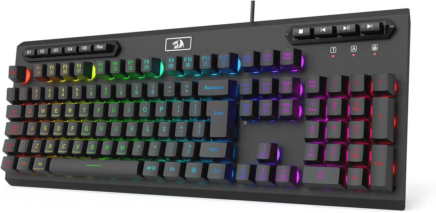 Imagem Teclado Gamer Redragon Aditya - Preto