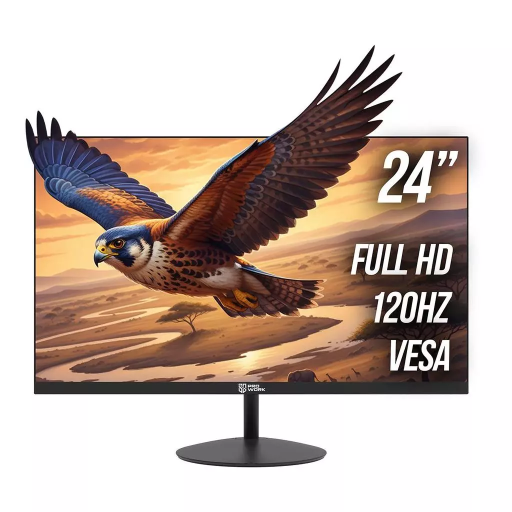 Imagem Monitor Safe Gamer ProWork 23,8" FHD 120Hz HDMI VGA Preto - MO024