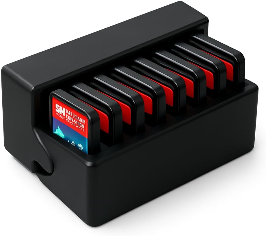 Imagem Kit 3 Organizadores de Cartuchos para Nintendo Switch - Capacidade 10 Cartuchos