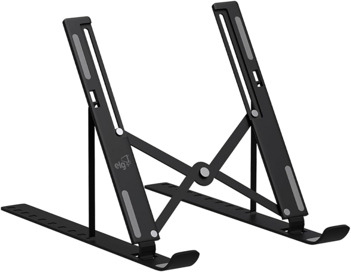 Imagem Suporte de Mesa para Notebook/Laptop 10" a 17,3" - NTB8520B - ELG - Preto