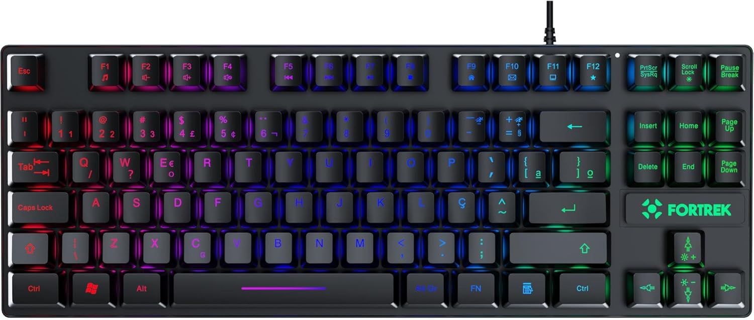 Imagem Teclado Gamer Fortrek Fearless 80 TKL Preto