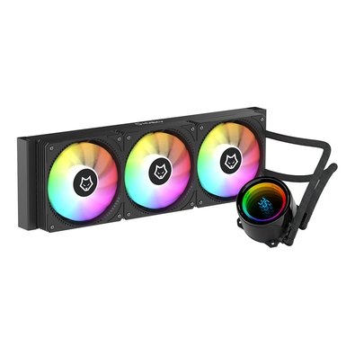 Imagem Water Cooler Husky Glacier, Iluminação ARGB, 360mm, AMD e Intel, Preto - HWT700PT