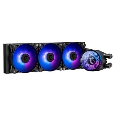 Imagem Water Cooler MSI MAG Coreliquid A12, ARGB, 360mm, Intel e AMD, Preto - CLA12360