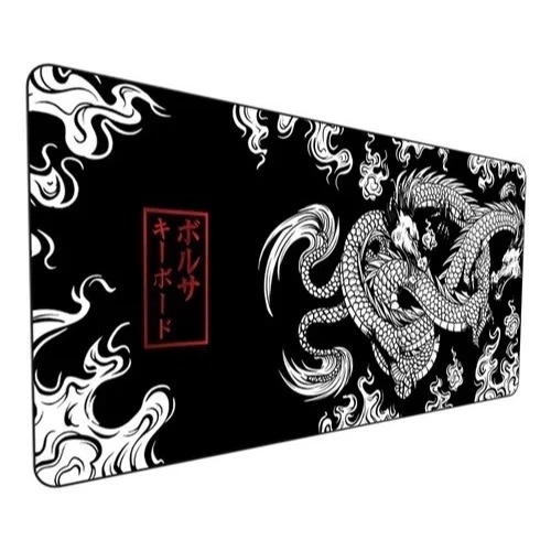 Imagem Mouse Pad Gamer Profissional 70x30cm - Dragão Chinês Japonês