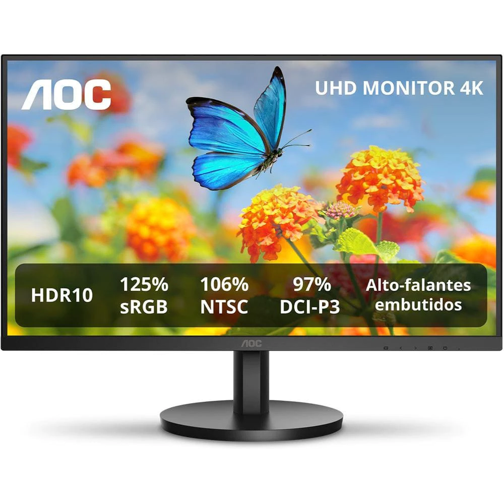 Imagem Monitor AOC 27" 4K HDR10 - U27B3A/57