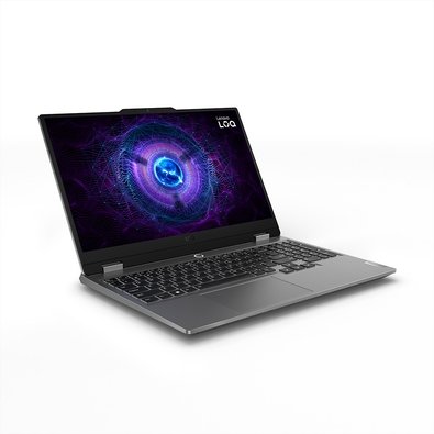 Imagem Notebook Gamer Lenovo LOQ 15IRX9, 15.6" Full HD 144Hz, Intel Core i5-13450HX, 16GB, 512GB SSD, NVIDIA RTX 4050, Linux - 83KHS00300