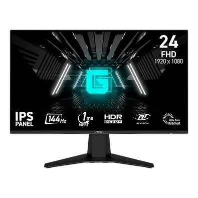 Imagem Monitor Gamer MSI 24" Full HD 144Hz 1ms IPS - G242L E14 - Preto