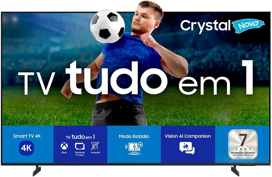 Imagem Smart TV Samsung Crystal 58" UHD 4K U8500F 2025