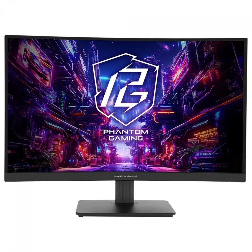 Imagem Monitor Gamer ASRock Phantom Gaming 27 Pol Curvo QHD 1ms