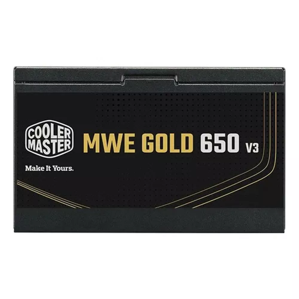 Imagem Fonte Cooler Master ATX 3.1 650W MWE Gold 650 V3 PFC Ativo 80 Plus Gold