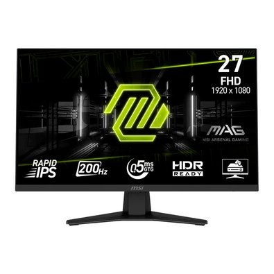 Imagem Monitor Gamer MSI MAG 27" Full HD 200Hz 0.5ms Rapid IPS - MAG 274F - Preto