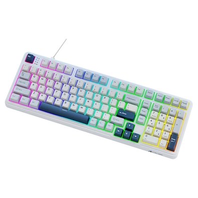 Imagem Teclado Mecânico Gamer Attack Shark X98 RGB - AS-X98-SL-WT - Branco