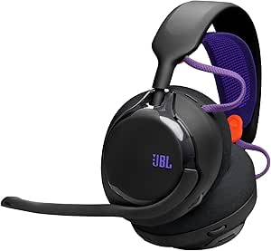 Imagem Headset Gamer sem fio JBL Quantum 650 2.4GHz Som Surround - JBLQTUM650BLK