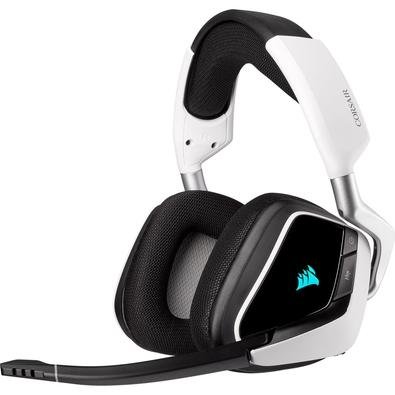 Imagem Headset Gamer Corsair Void Elite Wireless RGB 7.1 50mm - CA-9011202-NA - Branco