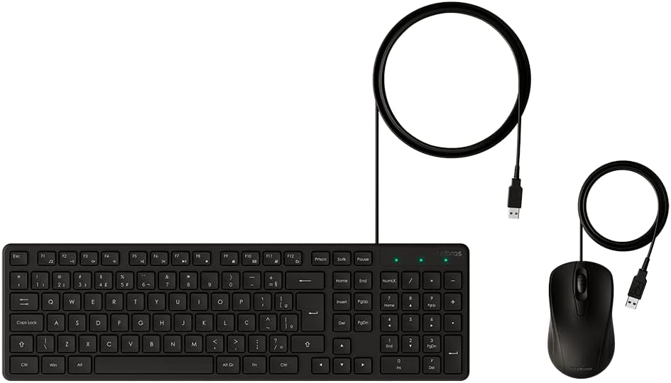 Imagem Combo Mouse e Teclado CCI 20 Preto Intelbras