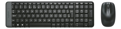 Imagem Combo Teclado e Mouse sem fio Logitech MK220 Layout ABNT2