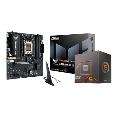 Imagem Processador AMD Ryzen 5 8500G + Placa Mãe ASUS TUF GAMING A620AM-PLUS WIFI