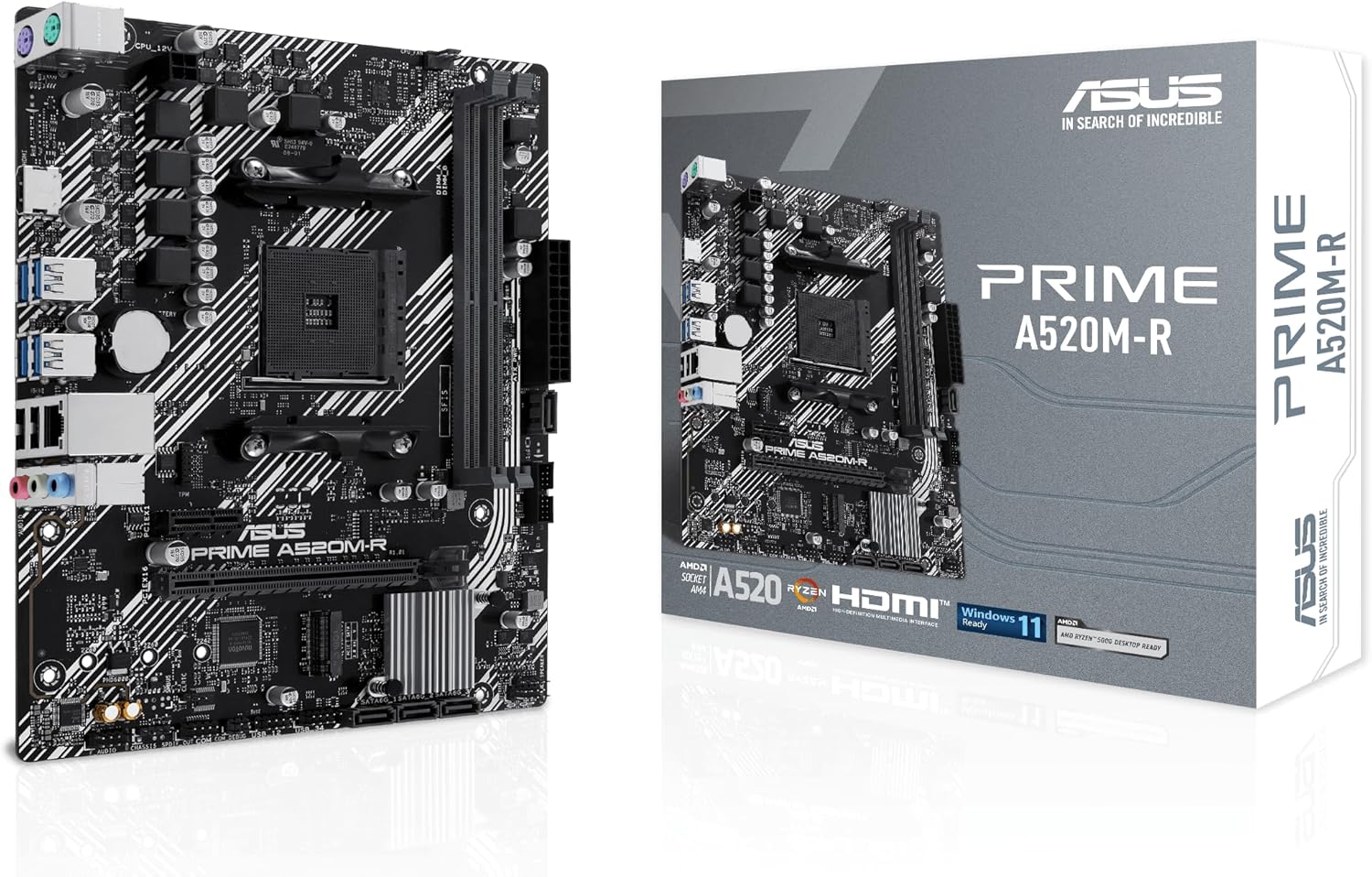 Imagem Placa Mãe ASUS Prime A520M-R DDR4 AM4