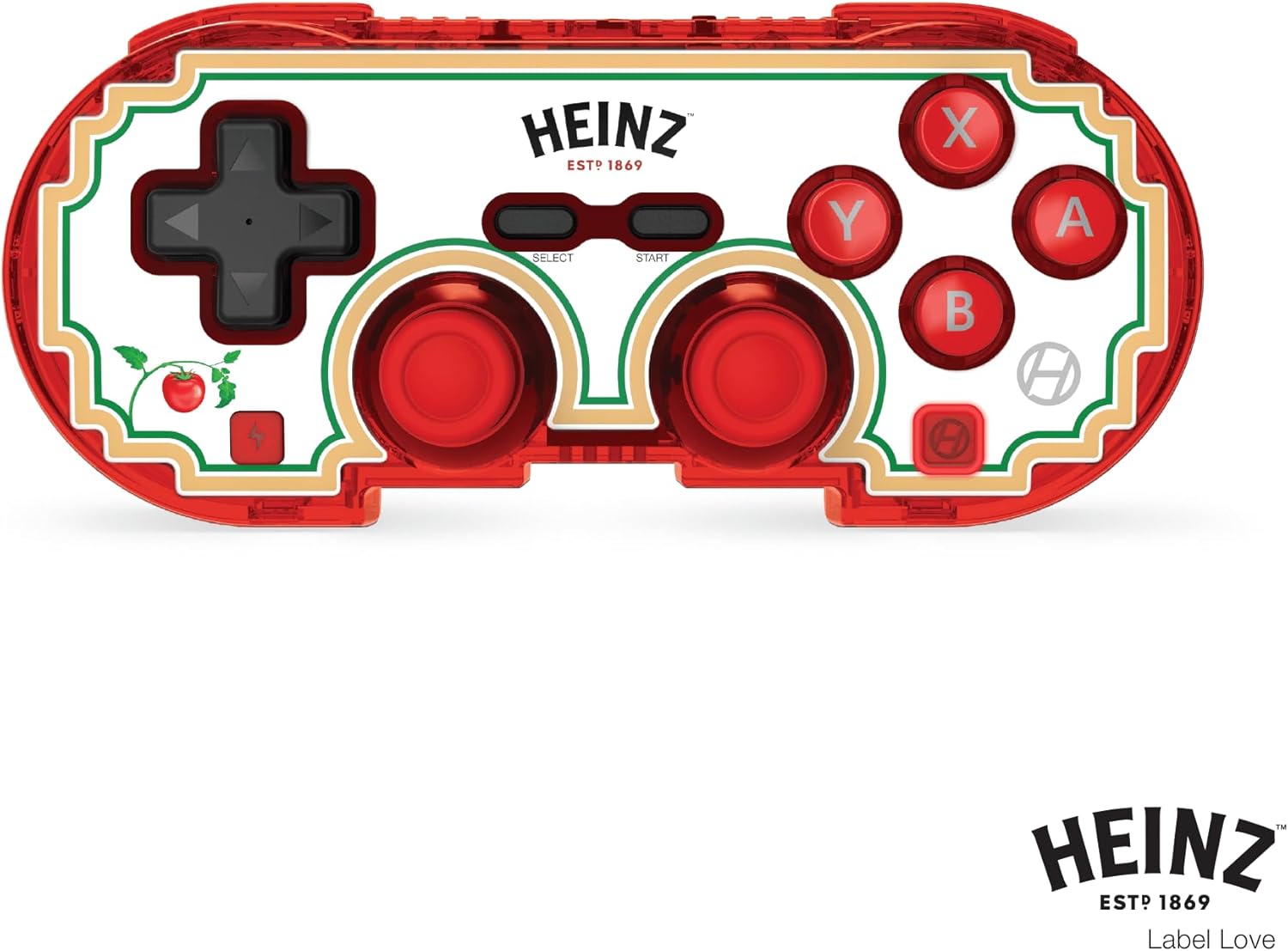 Imagem Controle Bluetooth Hyperkin para Nintendo Switch, PC e Smartphone - Edição Limitada Heinz 