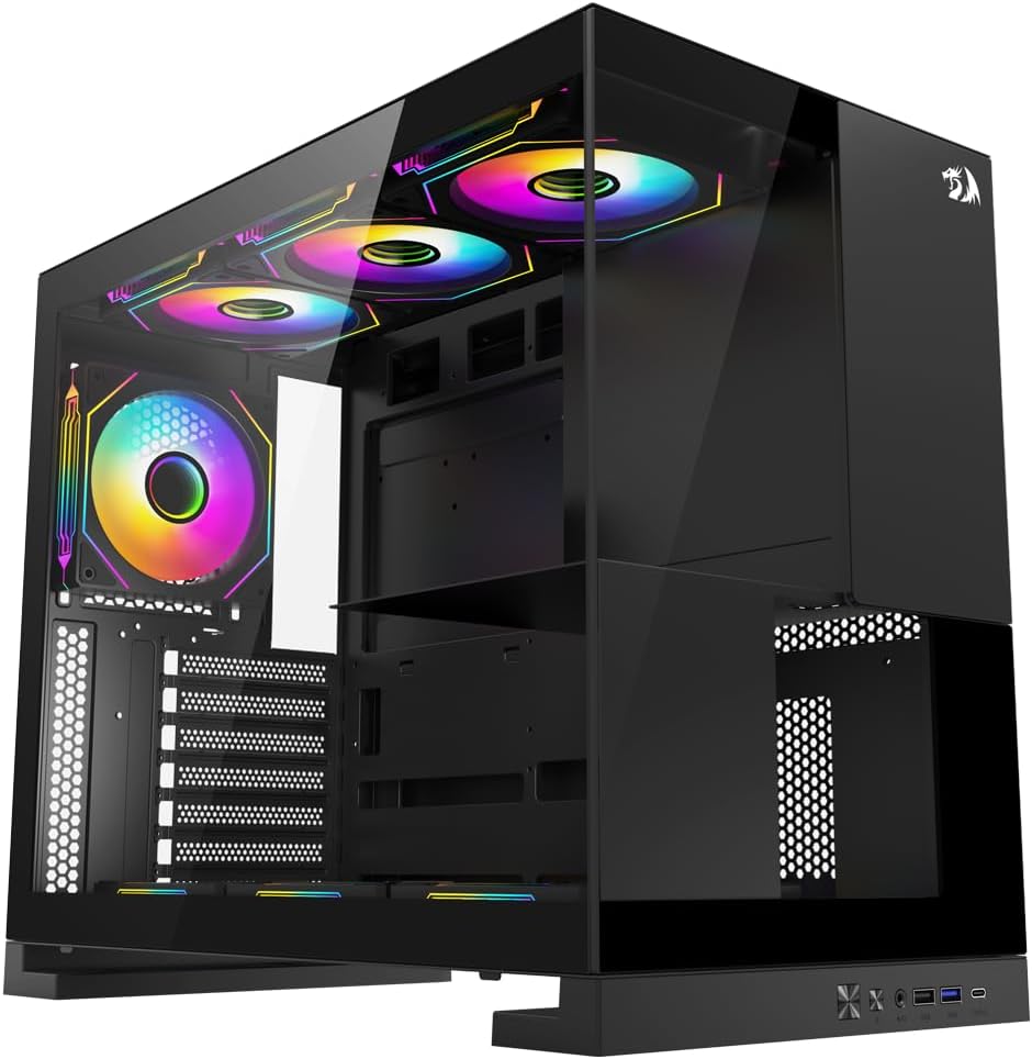 Imagem Gabinete Gamer Redragon Eternal - CA-612B - Preto