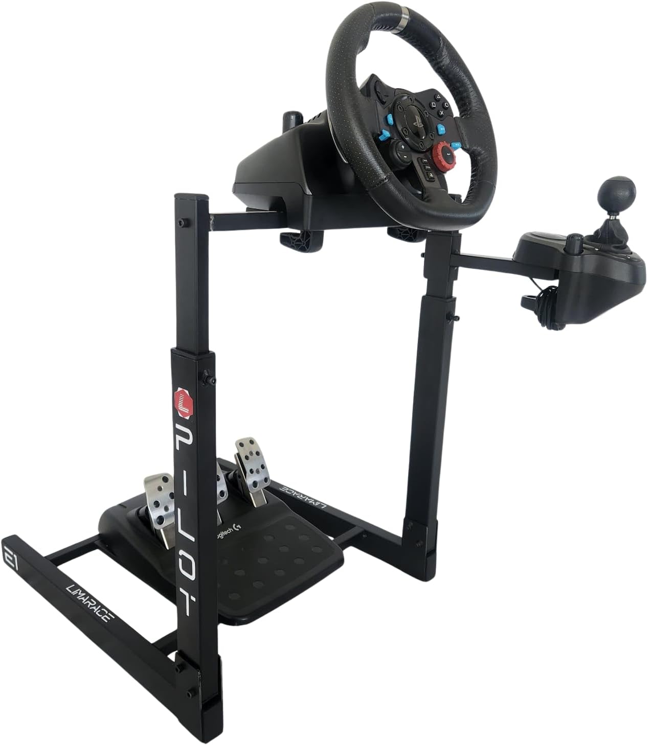 Imagem Suporte Cockpit Limarace para Volante Logitech com Suporte de Câmbio
