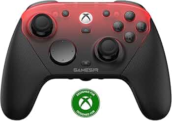 Imagem Controle sem fio Gamer GameSir G7 Pro Tri-Mode Hall Effect 1000Hz - Shadow Ember