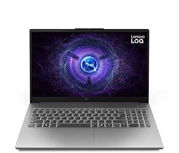 Imagem Notebook Gamer Lenovo LOQ E Core i5-12450HX, 8GB, 512GB SSD, RTX 3050 6GB, 15.6" 144Hz, Linux 83MES00100