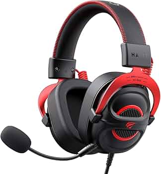 Imagem Headset Gamer Havit H2002d - Black Red