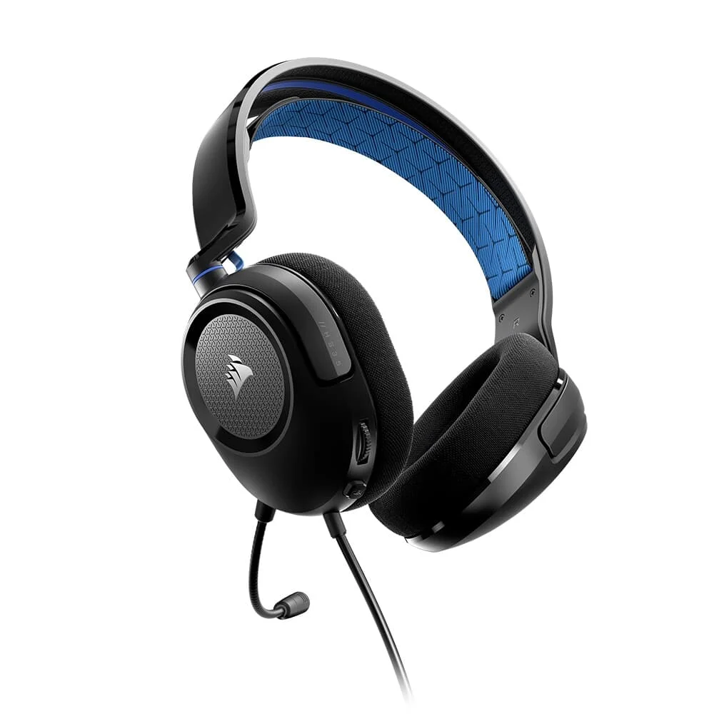 Imagem Headset Gamer Corsair HS35 V2 50mm - Preto e Azul