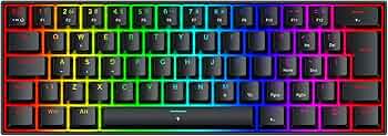 Imagem Teclado Gamer Redragon Fizz RGB 60% Magnético 8K Rapid Trigger - Preto