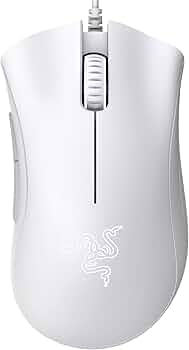 Imagem Mouse Gamer Razer DeathAdder Essential 6400 DPI - Mercury White