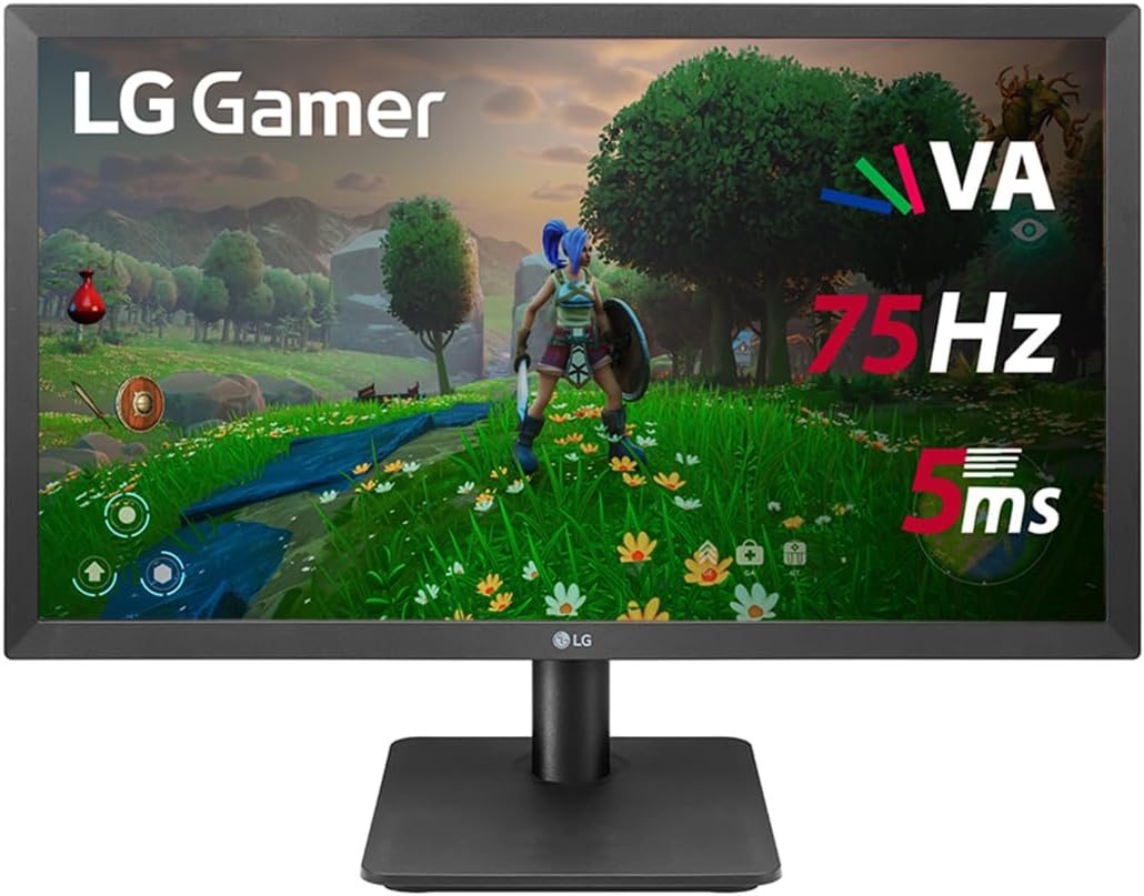 Imagem Monitor Gamer LG 21,5" VA FHD 75Hz 5ms - 22MP410-B.AWZM - Preto