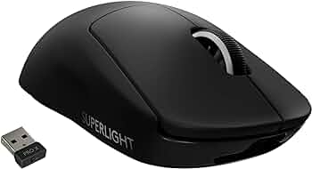 Imagem Mouse Gamer Sem Fio Logitech G Pro X Superlight LIGHTSPEED 63g Sensor HERO 25K - Preto