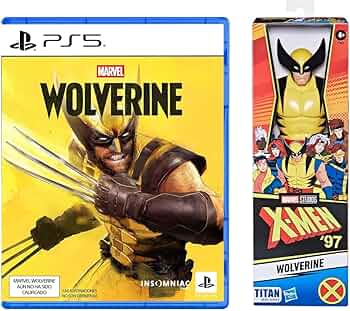 Imagem (Pré-venda) Bundle Jogo Marvel's Wolverine (PS5) + Action Figure Wolverine Marvel Titan Heroes X-Men
