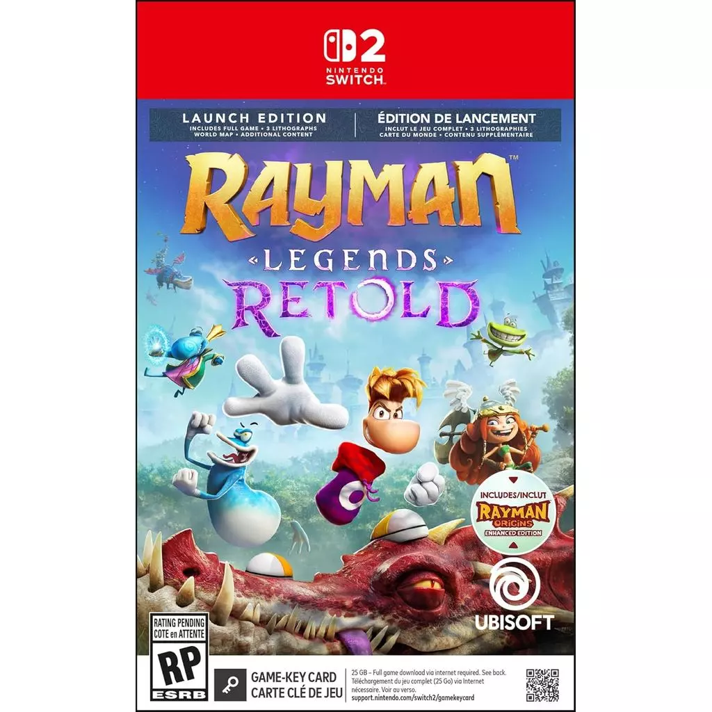 Imagem Rayman Legends Retold Launch Edition - Switch 2