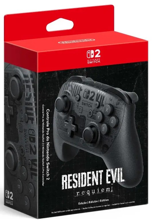 Imagem Nintendo Switch 2 Pro Controller - Edição Resident Evil Requiem